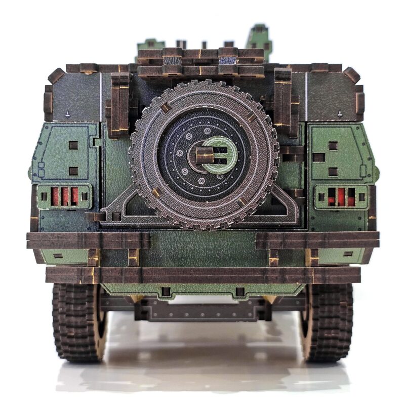 NOVATOR armored vehicle 3D Wooden Puzzle Constructor 35 cm / 445 pieces - Image 4