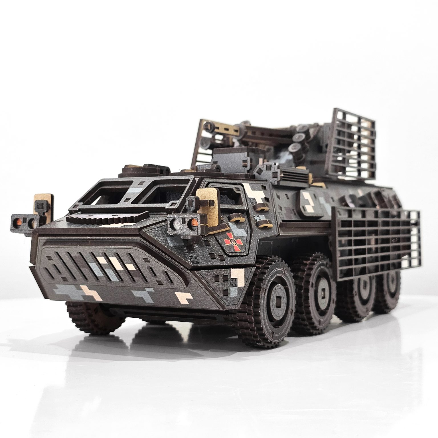 BTR-4 BUCEPHALES 3D Wooden Puzzle Constructor 35 cm / 539 pieces - Image 2
