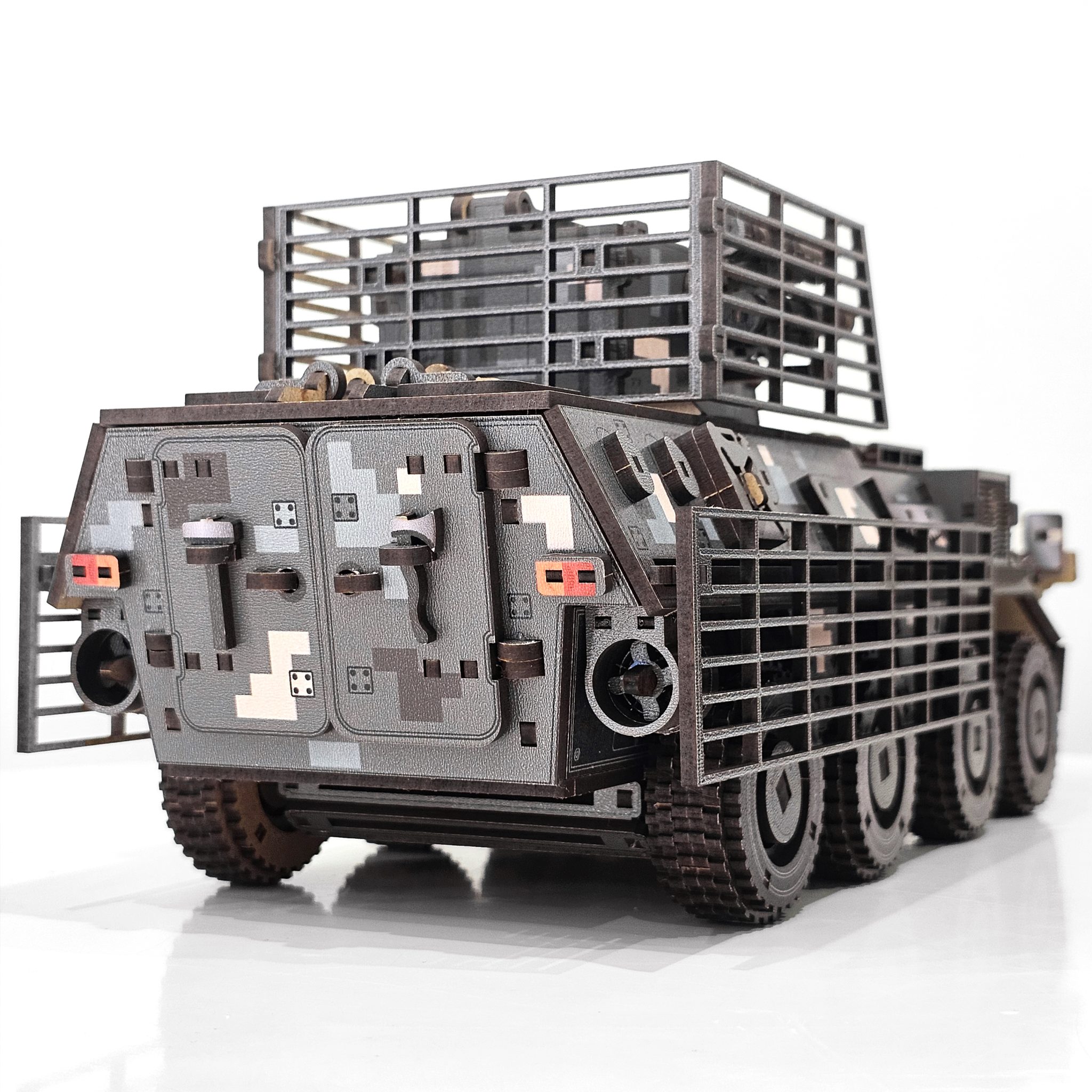 BTR-4 BUCEPHALES 3D Wooden Puzzle Constructor 35 cm / 539 pieces - Image 5