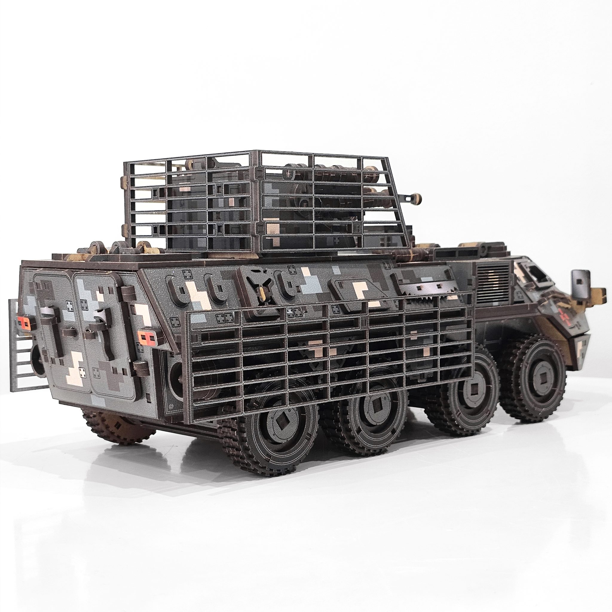 BTR-4 BUCEPHALES 3D Wooden Puzzle Constructor 35 cm / 539 pieces - Image 3