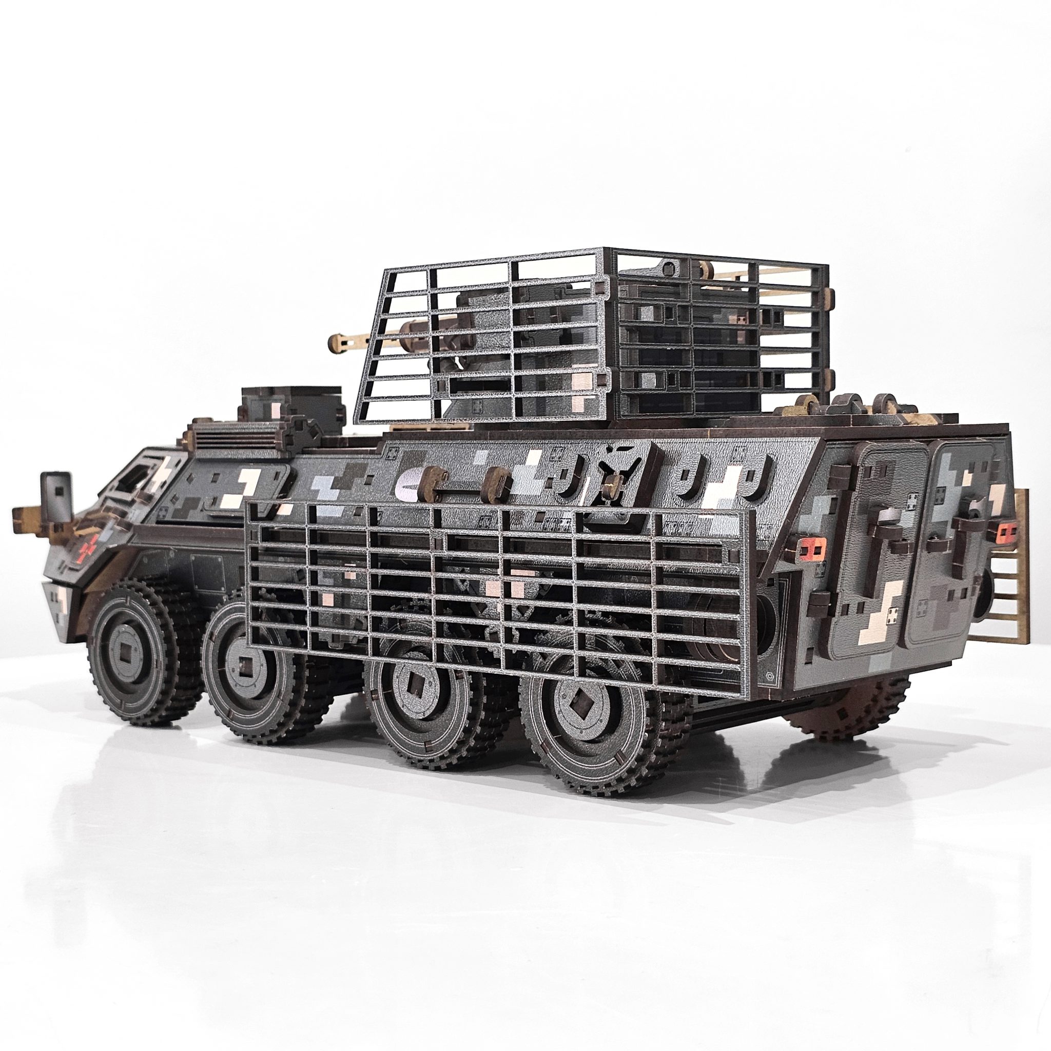 BTR-4 BUCEPHALES 3D Wooden Puzzle Constructor 35 cm / 539 pieces - Image 4