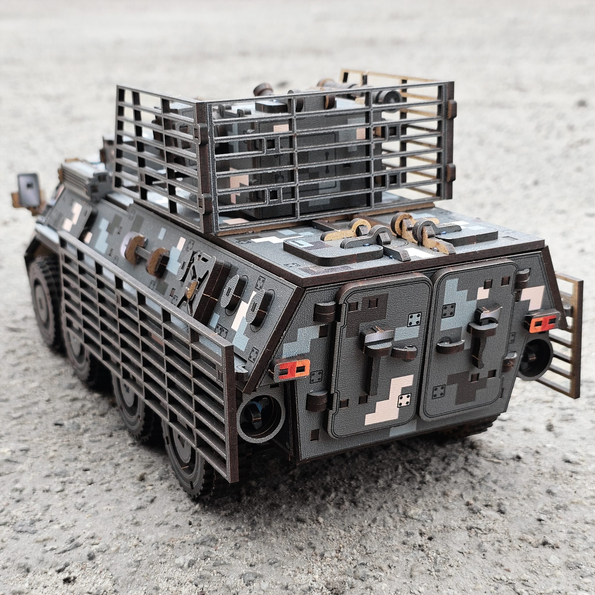 BTR-4 BUCEPHALES 3D Wooden Puzzle Constructor 35 cm / 539 pieces - Image 7