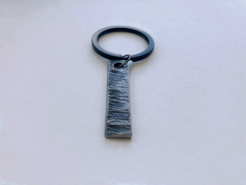 Trophy Tag Keychain Piece of Tank, Ukrainian Conflict Reminder - Image 4