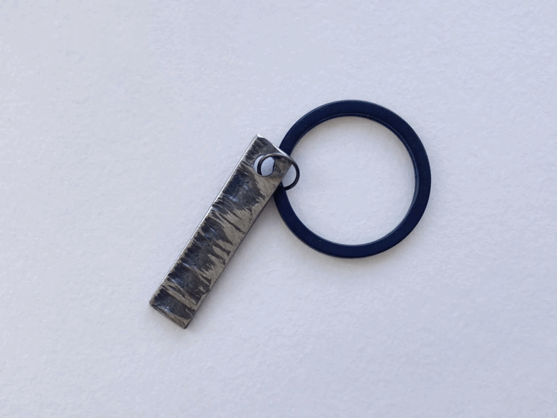 Trophy Tag Keychain Piece of Tank, Ukrainian Conflict Reminder - Image 5