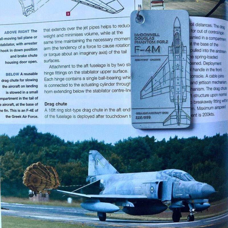 Fuselage Aircraft Original Skin Tag MC DOUGLAS PHANTOM FGR.2 F-4M Fighter-bomber - Image 4