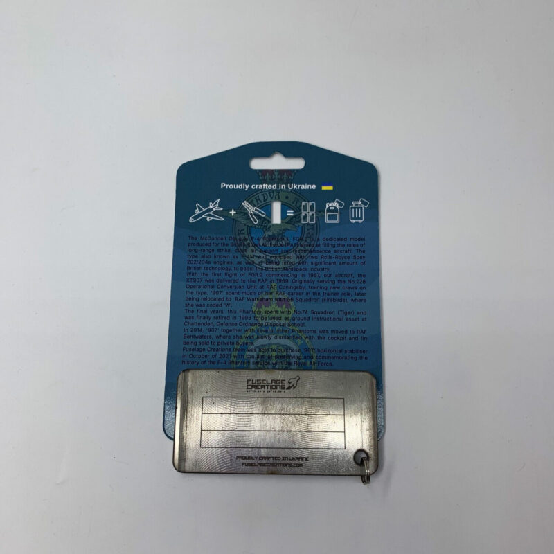 Fuselage Aircraft Original Skin Tag MC DOUGLAS PHANTOM FGR.2 F-4M Fighter-bomber - Image 5