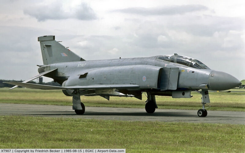 Fuselage Aircraft Original Skin Tag MC DOUGLAS PHANTOM FGR.2 F-4M Fighter-bomber - Image 7