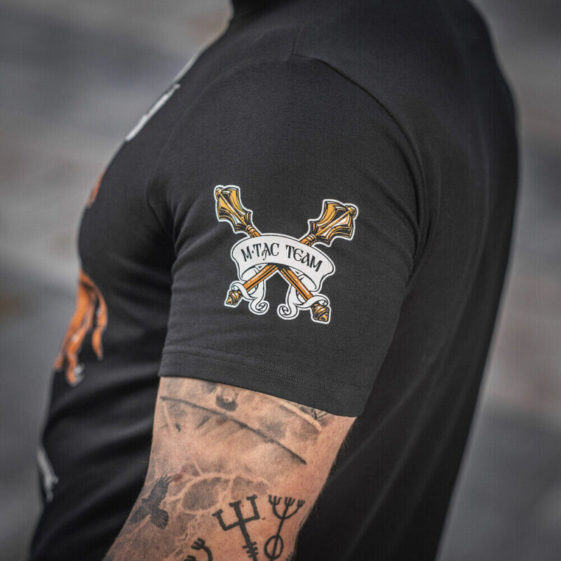 Man's T-shirt M-Tac Hetman Sahaidachny Patriotic Ukrainian Cossack ZSU. - Image 8
