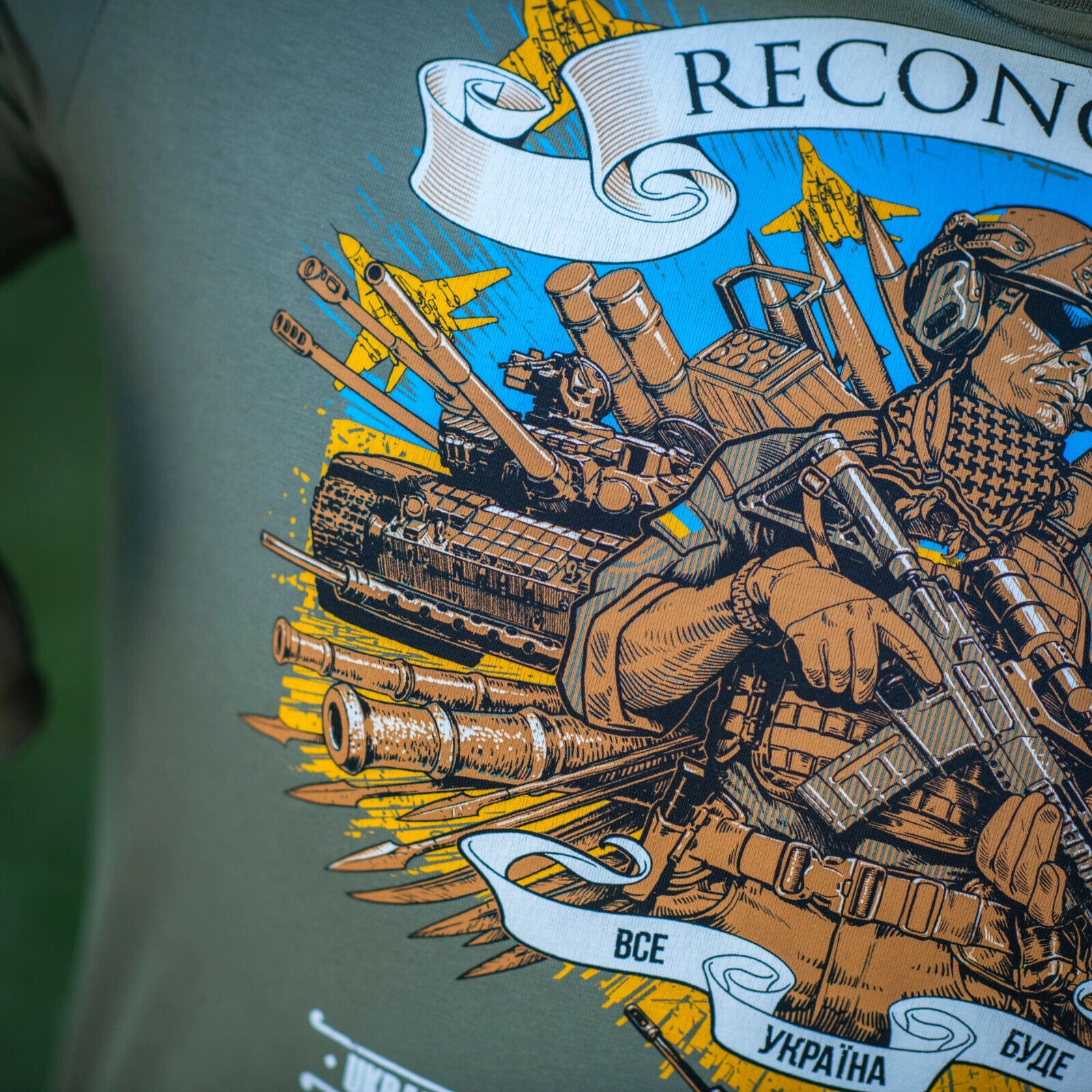 Man's T-shirt M-Tac Reconquista Liberation. Patriotic Ukrainian Cossack ZSU. - Image 10