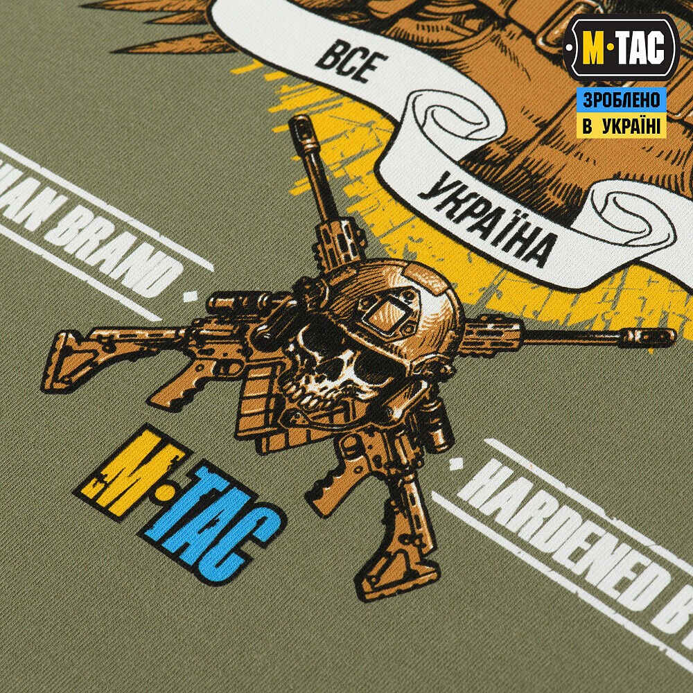 Man's T-shirt M-Tac Reconquista Liberation. Patriotic Ukrainian Cossack ZSU. - Image 2