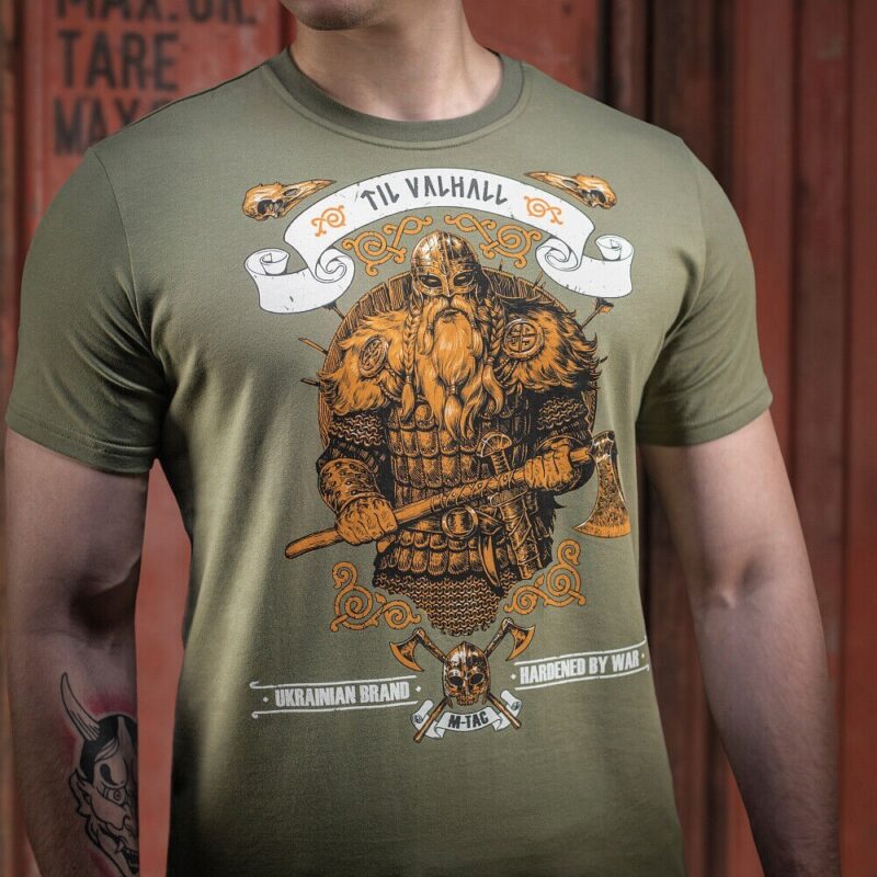 Man's T-shirt M-Tac Viking Ukraine ZSU. Patriotic - Image 4
