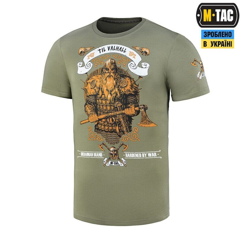 Man's T-shirt M-Tac Viking Ukraine ZSU. Patriotic