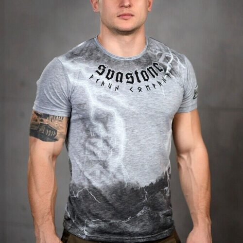 Man's T-shirt SvaStone Perun Company. Fulgur Ukrainian