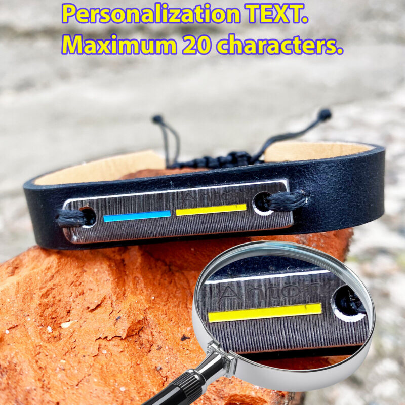 Ukrainian Support Bracelet Paracord Piece Inspired by Military Vehicle Conflict - Image 2