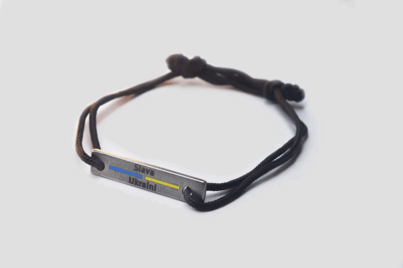 Ukrainian Support Bracelet Paracord Piece Inspired by Military Vehicle Conflict - Image 3