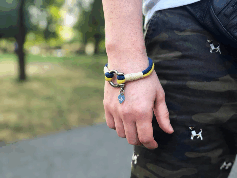 Ukrainian Support Bracelet Piece Inspired by Ukrainian Ka52 Attack Helicopter - Image 4