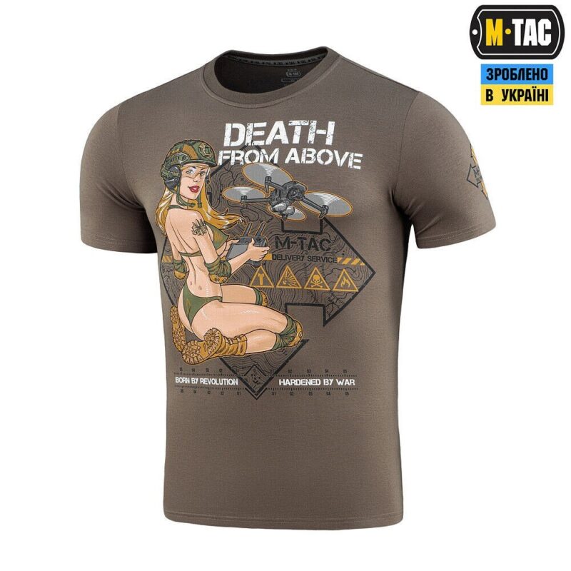 Man's T-shirt M-Tac Pin-Up girls. Delivery Service Ukraine ZSU. - Image 9
