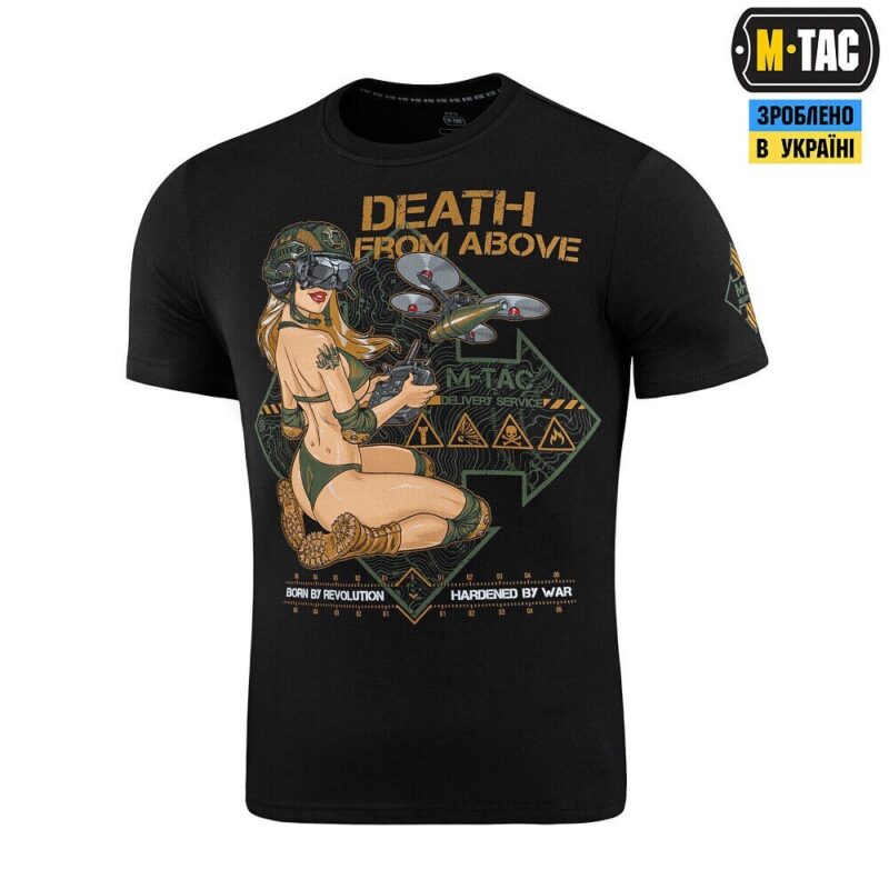 Man's T-shirt M-Tac Pin-Up girls. Delivery Service Ukraine ZSU. - Image 8