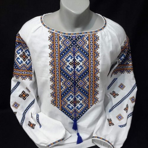 Women's Linen blouse Individual Tailoring Shirt Vyshyvanka Embroidery Traditiona