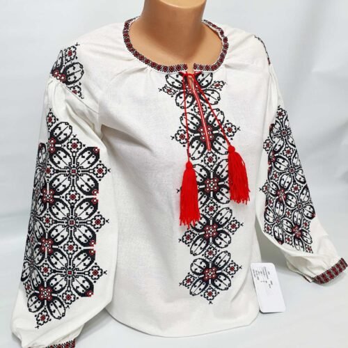 Women's Linen blouse Individual Tailoring Shirt Vyshyvanka Embroidery Traditiona