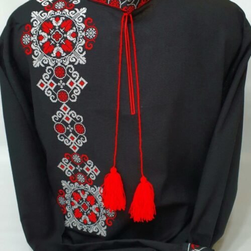 Men Linen Individual Tailoring Shirt Vyshyvanka Embroidery Traditional Ukrainian