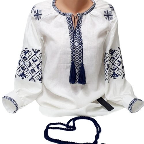 Women's Linen blouse Individual Tailoring Shirt Vyshyvanka Embroidery Traditiona