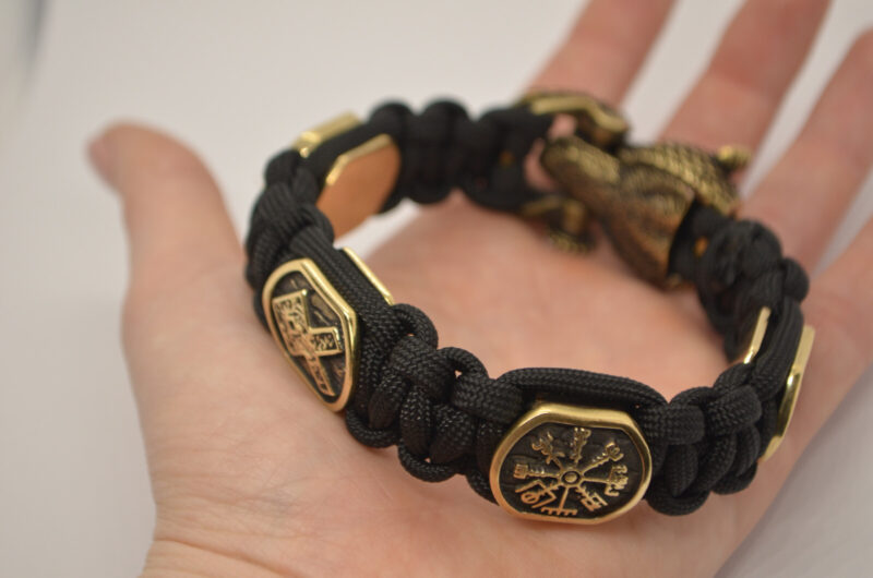 Bracelet Survival Paracord Jewelry Brutal "Bear Rune" - Image 2