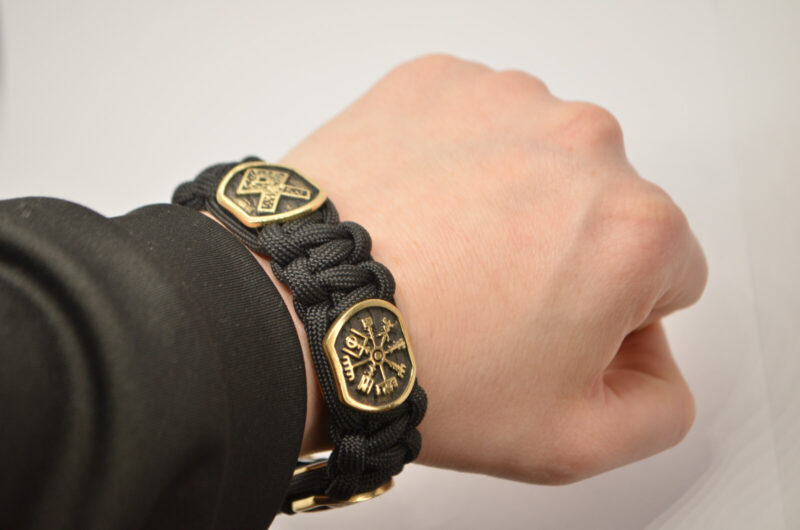 Bracelet Survival Paracord Jewelry Brutal "Bear Rune" - Image 5