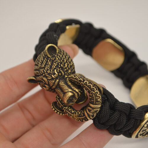 Bracelet Survival Paracord Jewelry Brutal "Bear Rune"