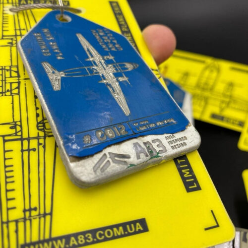 Fuselage Aircraft Original Skin Tag Keychain Tag Antonov AN-24