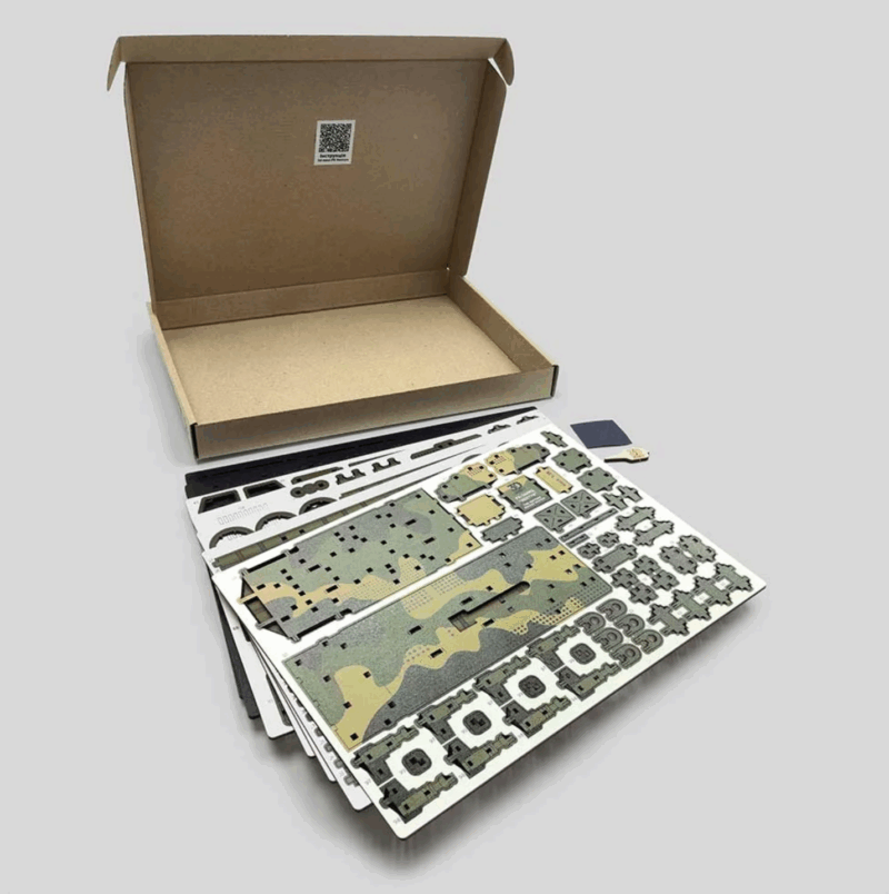 Mechanical Wooden 3D Puzzle Model Kit "R-360 Neptune" War in Ukraine - Image 9