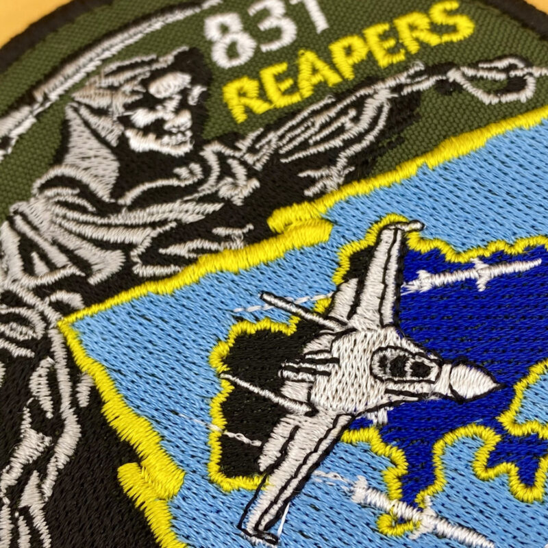 SU-27 Reapers 831 Aviation Patch Aircraft Patch Ukrainian Air Force. - Image 3