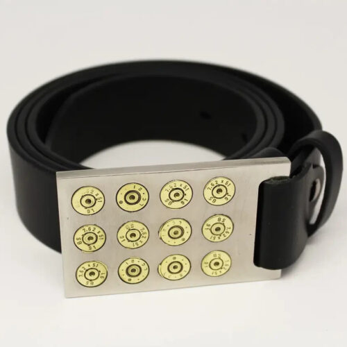 Belt Stainless Steel Genuine Leather Casings Machine Gun DShK Ukrainian Military