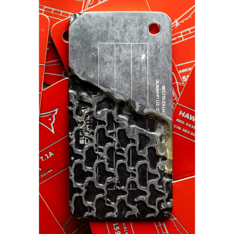 Fuselage Aircraft Original Skin Tag Keychain Tag Hawk T.1A Reg: XX319 - Image 4