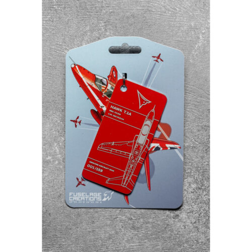 Fuselage Aircraft Original Skin Tag Keychain Tag Hawk T.1A Reg: XX319