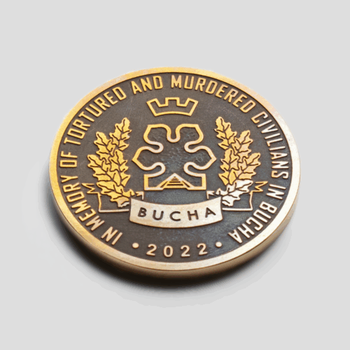 Ukraine 2022 Coin region Bucha, Hostomel, Irpin - Cities of Heroes