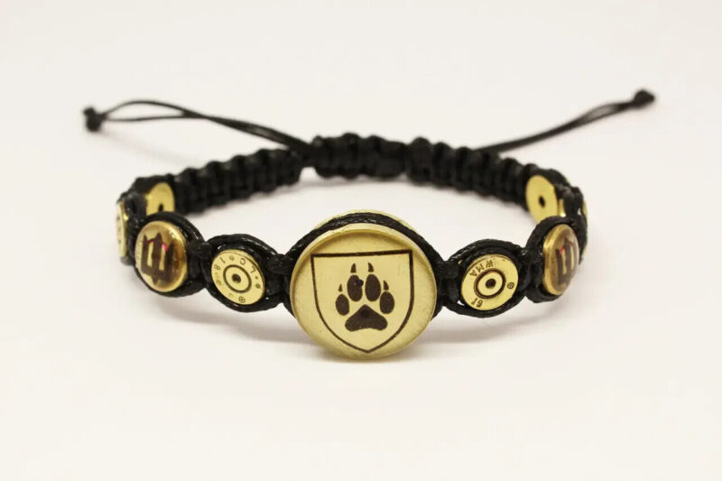 Bullet Browning Brutal Bracelet Ammo jewelry Ukraine Symbol Trident Gift For Men
