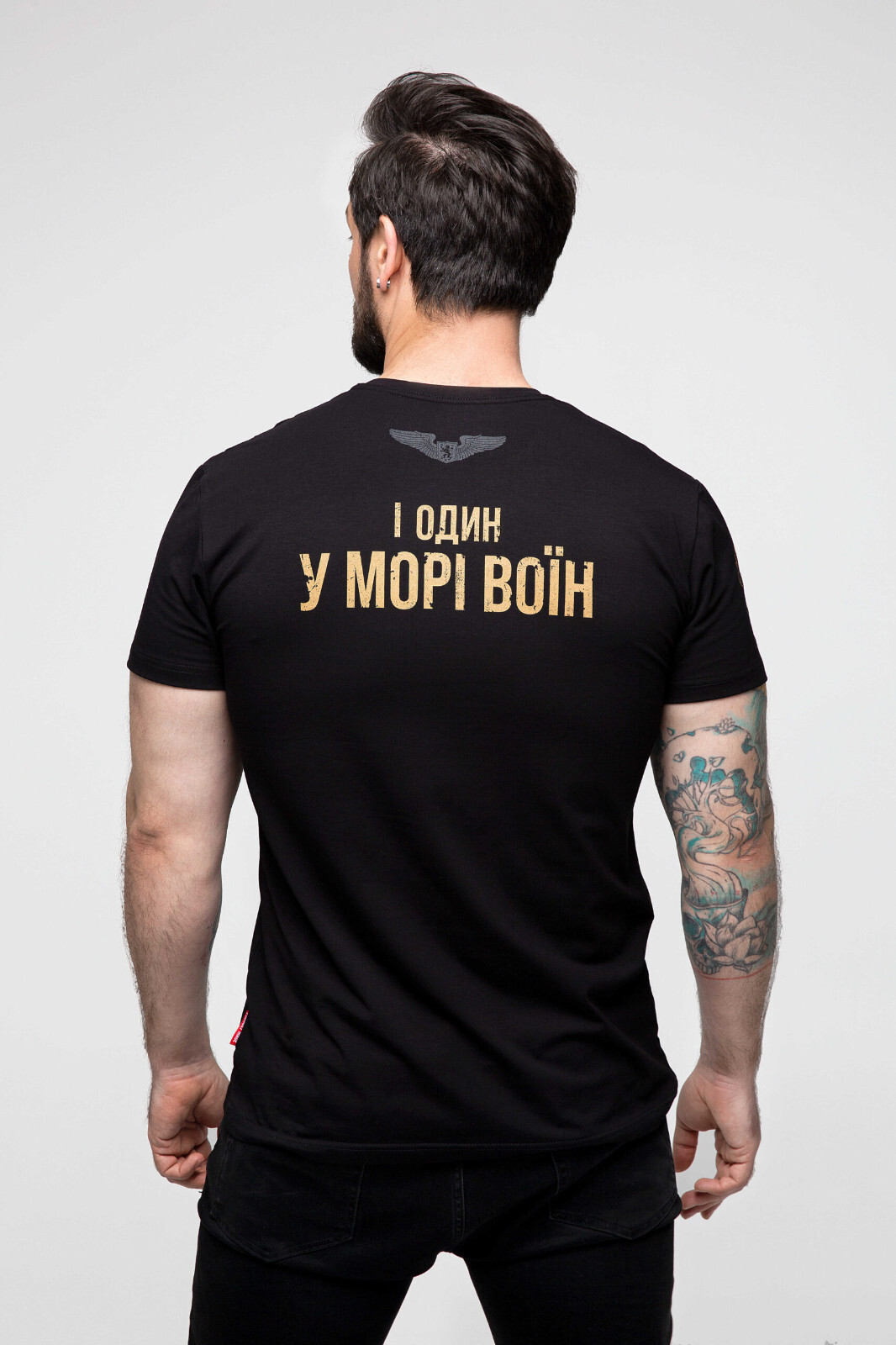 Man's T-shirt SAHAIDACHNYI War in Ukraine Patriotic - Image 2