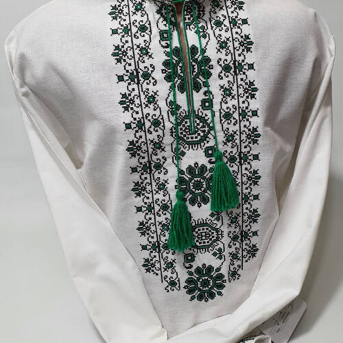 Men Linen Individual Tailoring Shirt Vyshyvanka Embroidery Traditional Ukrainian...