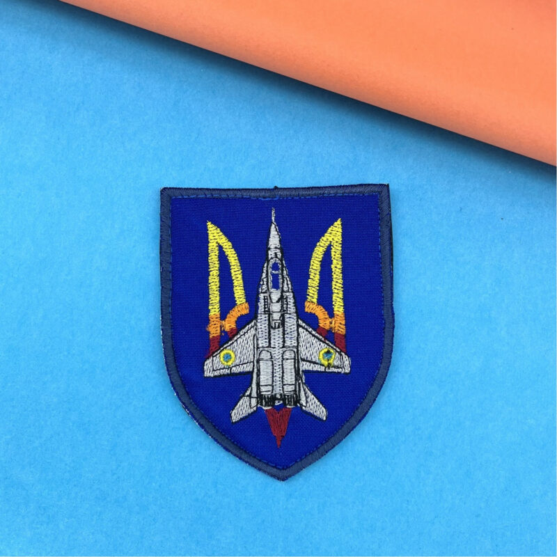 Mig-29 Trident Aviation Patch Aircraft Patch Ukrainian Air Force. - Image 2