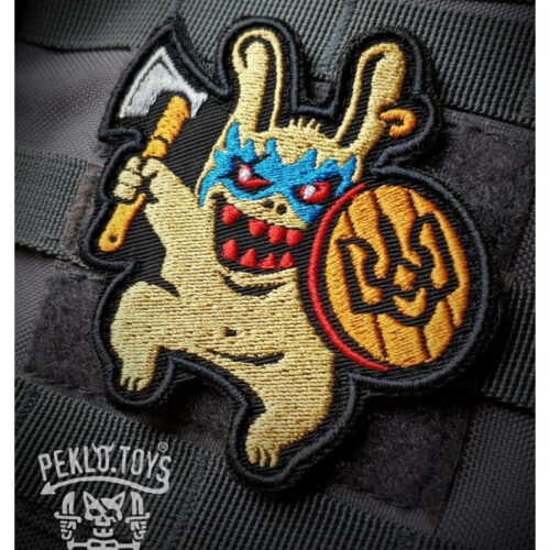 Patch. Crazy hare. Ukrainian Trident