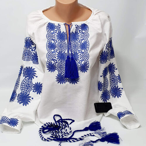 Women's Linen blouse Individual Tailoring Shirt Vyshyvanka Embroidery Traditiona