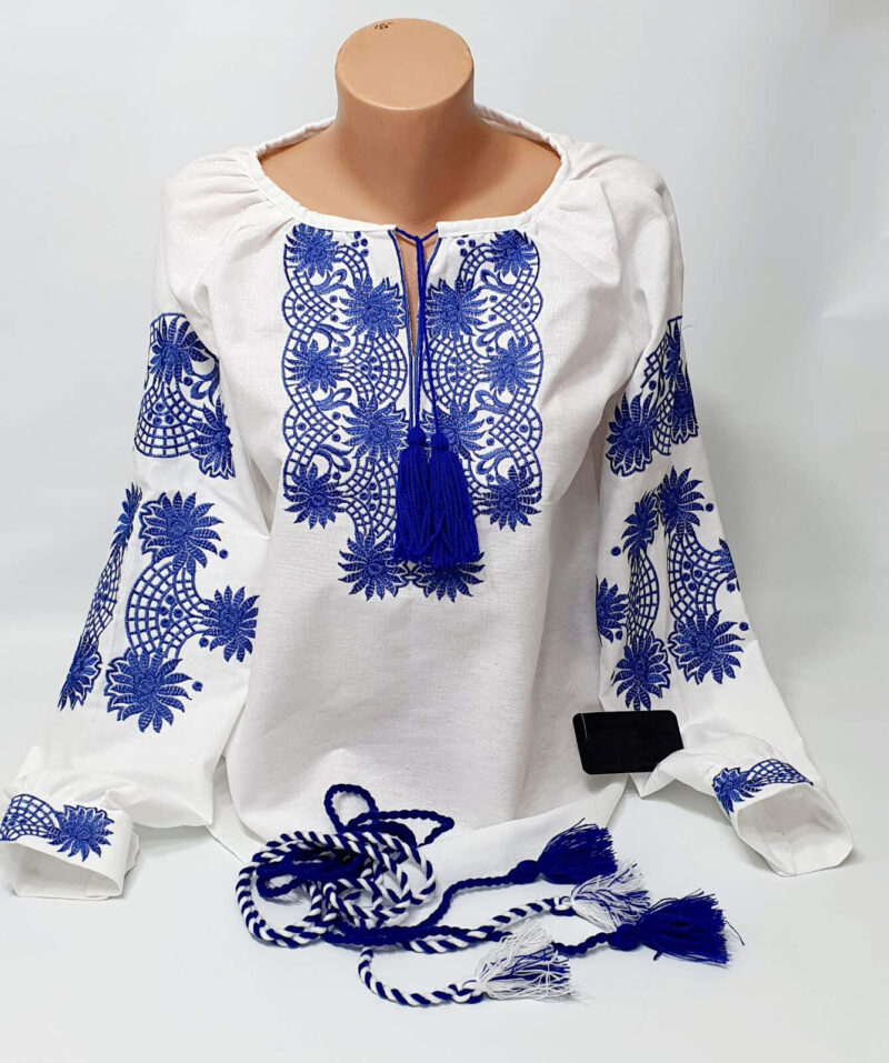 Women's Linen blouse Individual Tailoring Shirt Vyshyvanka Embroidery Traditiona
