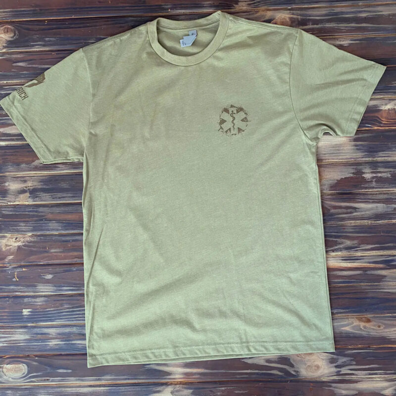 Man's T-shirt Paramedic Biker Brutal. War in Ukraine Patriotic - Image 3
