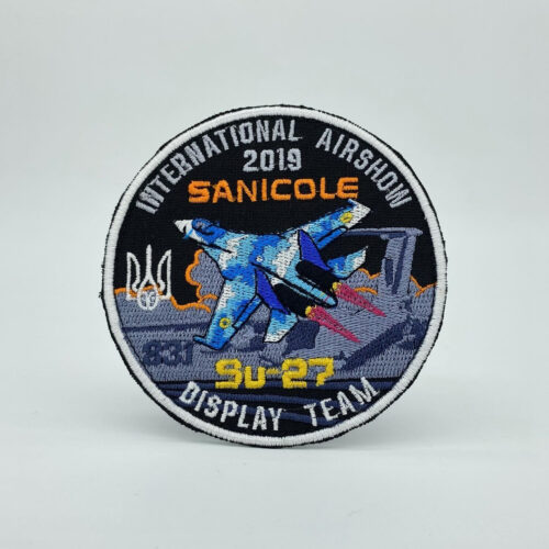SU-27 Ukranian Air Force Aviation Patch Aircraft Patch Ukrainian Air Force.