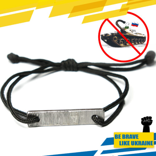 Ukrainian Support Bracelet Paracord Piece Inspired by Military Vehicle Conflict