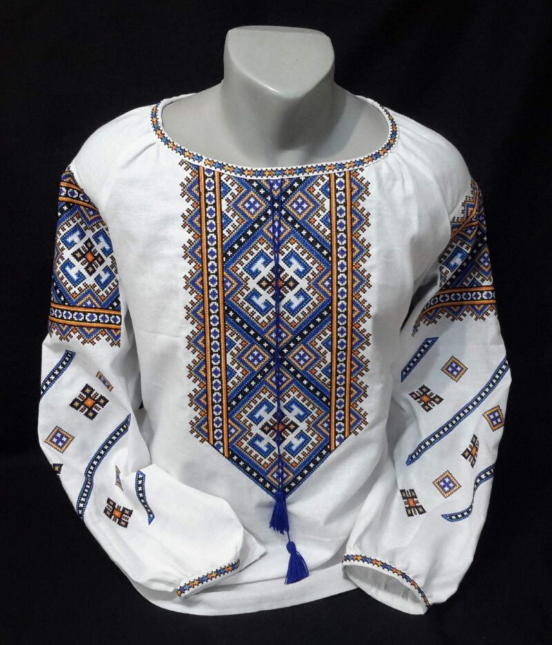 Women's Linen blouse Individual Tailoring Shirt Vyshyvanka Embroidery Traditiona