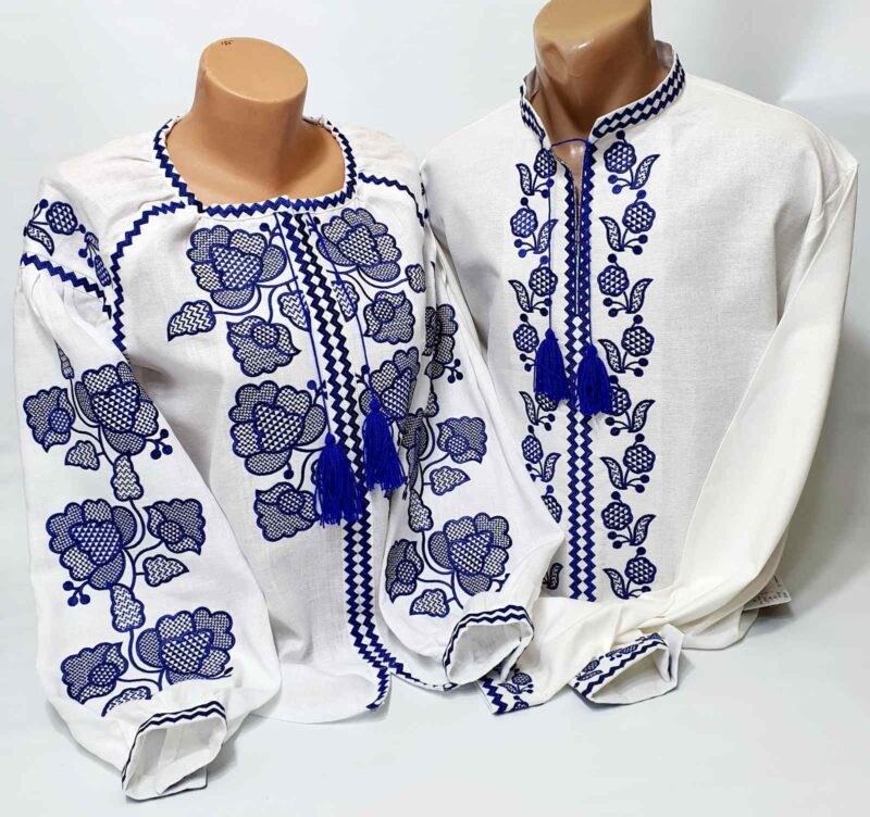 Women's Linen blouse Individual Tailoring Shirt Vyshyvanka Embroidery Traditiona - Image 2