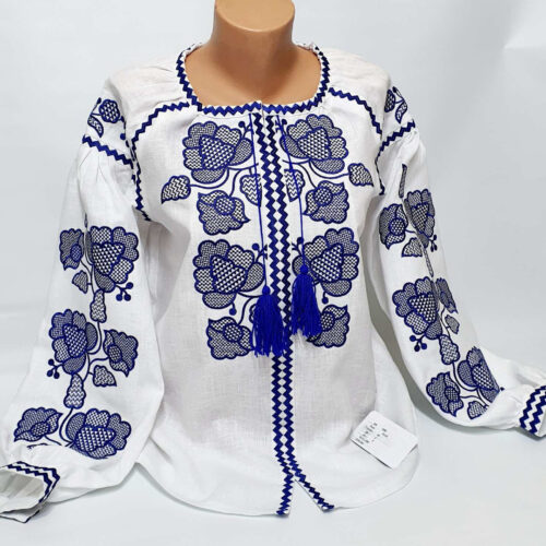 Women's Linen blouse Individual Tailoring Shirt Vyshyvanka Embroidery Traditiona