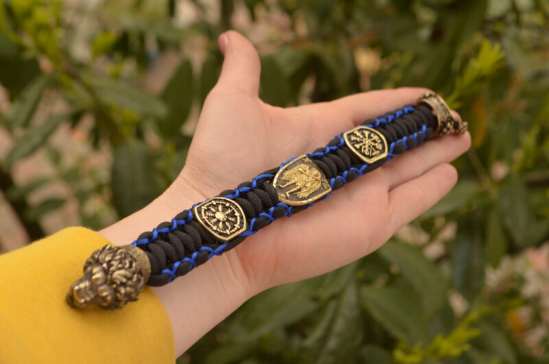 Bracelet Survival Paracord Jewelry "Archangel Lion". UNITED24 Brave Ukraine - Image 3
